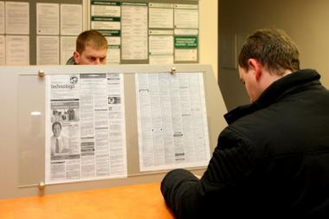 Per keturias dienas - per tūkstantį bedarbių