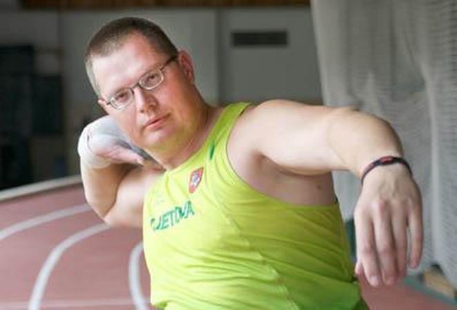 Rutulio stūmikas R.Urbonas – tik dešimtas 