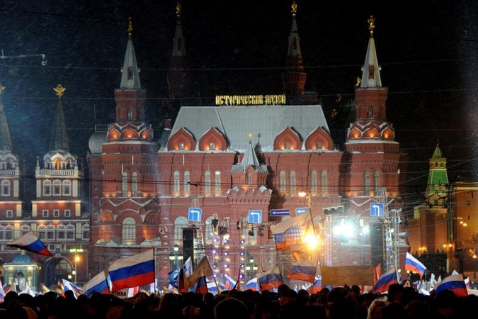 Maskvoje V.Putiną palaikė 47,06 proc. balsavusiųjų