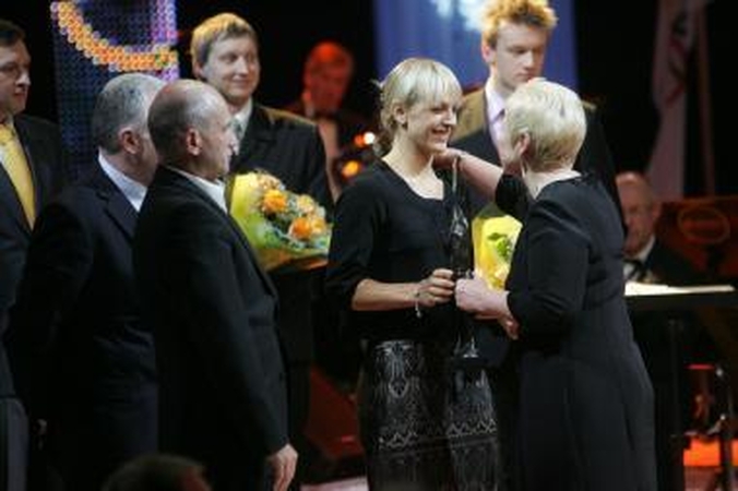 Šventinėje ceremonijoje S.Krupeckaitei įteiktas „Šaulys“