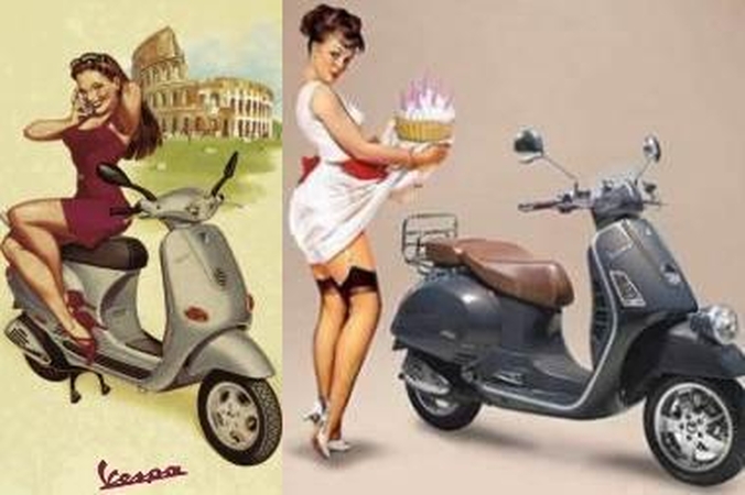 Pasaulis jau 60 metų su „Vespa“ merginomis