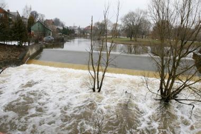 Savaitgalį Akmena patvino iki kritinio lygio