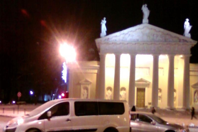 Gražiausioje  Vilniaus  vietoje - avarija