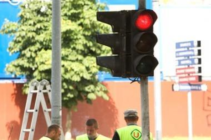 Bus įjungti nauji šviesoforai