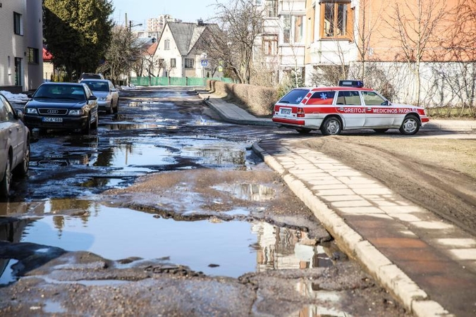 Kauno gatvių duobėse sodins ne tik gėles, bet ir bulves