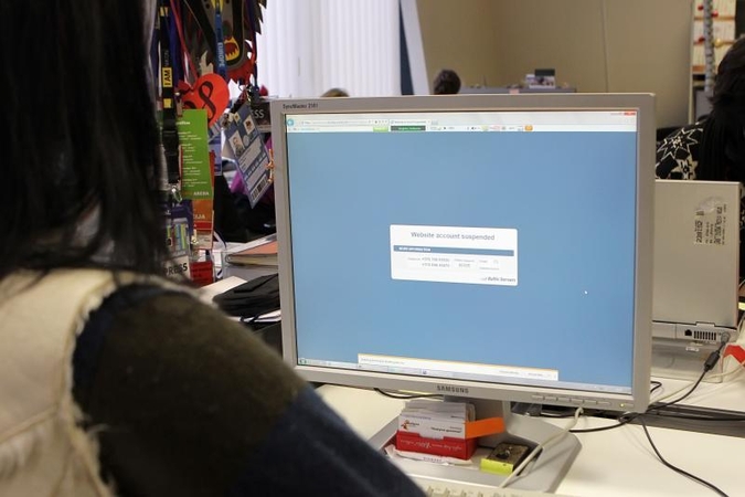 Dėl įsibrovėlių neveikia bibliotekos internetinė svetainė