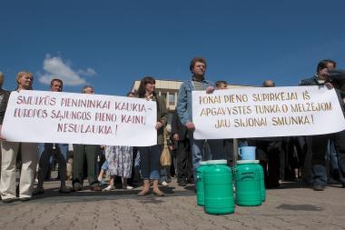 Pieno perdirbėjai kraunasi turtus