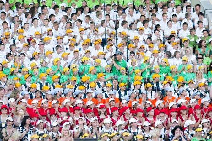 Vilniuje baigėsi Moksleivių dainų šventė