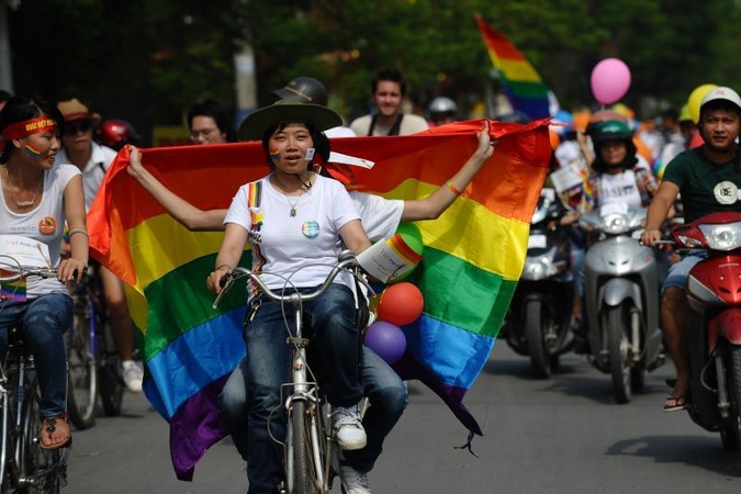 Vietname surengtas pirmasis gėjų paradas
