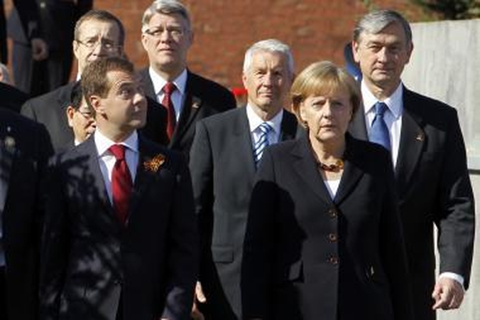 Latvijos prezidentas nesigaili, kad buvo Pergalės jubiliejaus iškilmėse Maskvoje