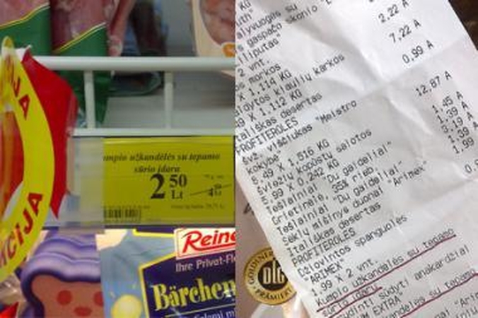 "Maxima" neatsikrato įpročio sukčiauti