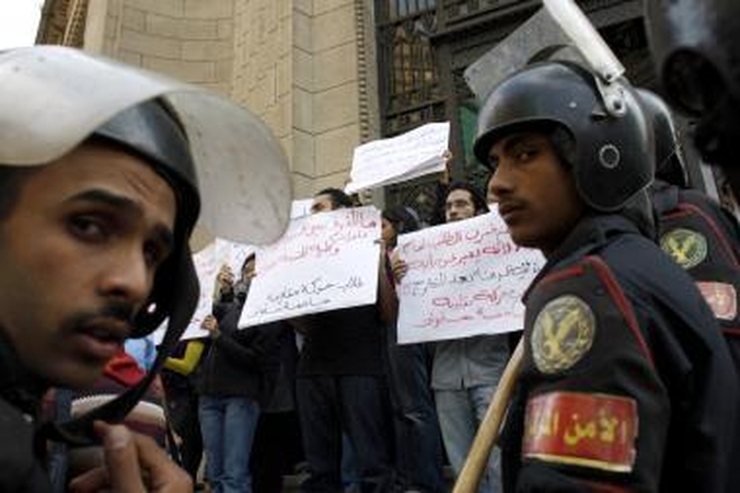 Egipto policija sulaikė šimtus jaunuolių