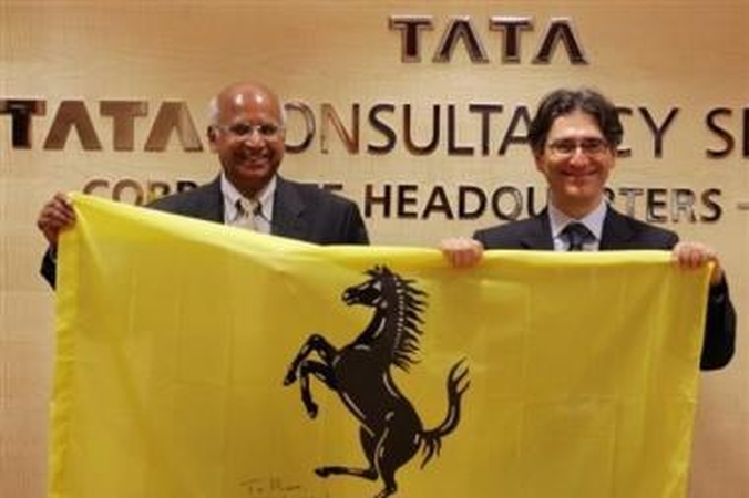 „Ferrari" rėmėju taps „Tata"