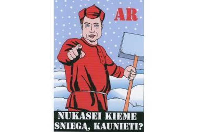 Jei meras liepė kast sniegą, vadinasi, reikia