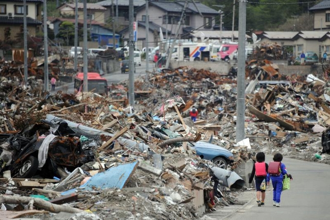 Virš žemės drebėjimo Japonijoje epicentro užfiksuotas temperatūros padidėjimas