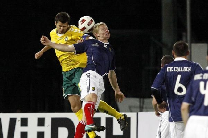 Europos futbolas: lietuviai – prieš škotus 0:0 (papildyta) 