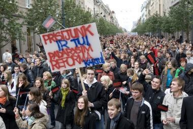Studentai rinks naują lyderį