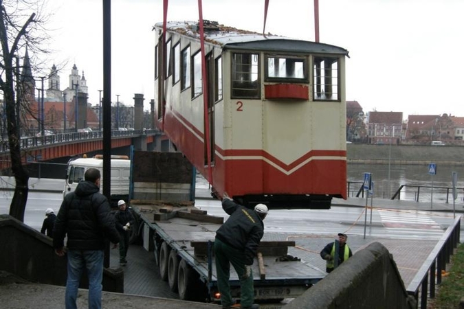 Atnaujintas Aleksoto funikulierius tarnaus apie 50 metų 