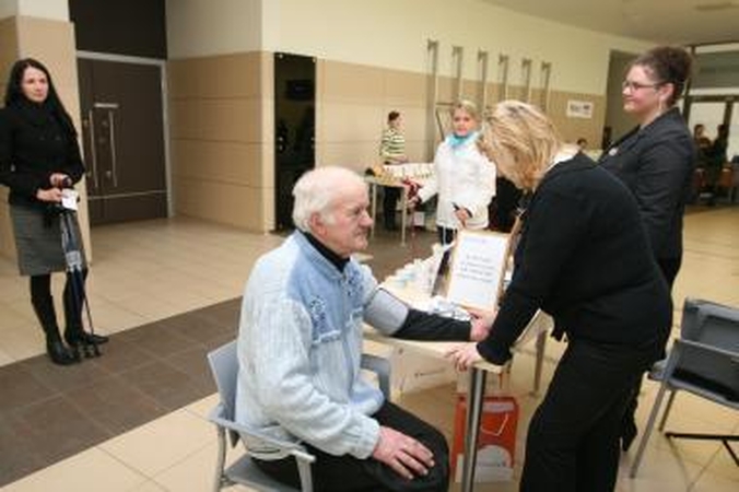 Klaipėdiečiai kviečiami pasimatuoti kraujospūdį