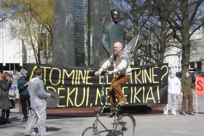 Vilniuje organizuojami renginiai prieš atominių elektrinių statybas