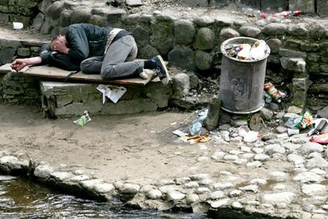 Vilniuje masiškai daugėja benamių