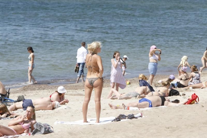 Girtą vokietį gelbėtojai ištempė iš vandens
