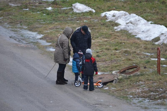 Dragūnų kvartale - pavojingas vaikams šulinys