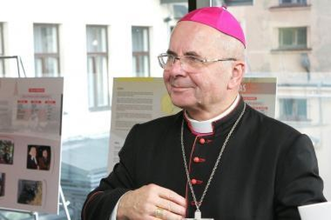 Sveikindamas naująjį stačiatikių arkivyskupą S.Tamkevičius kvietė bendradarbiauti kovojant už gėrį