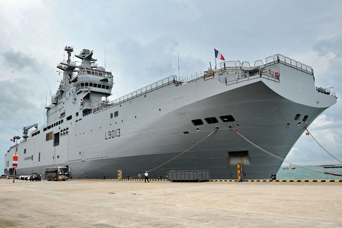 Rusijos kariai nuo 2014 metų mokysis valdyti desanto laivus „Mistral“