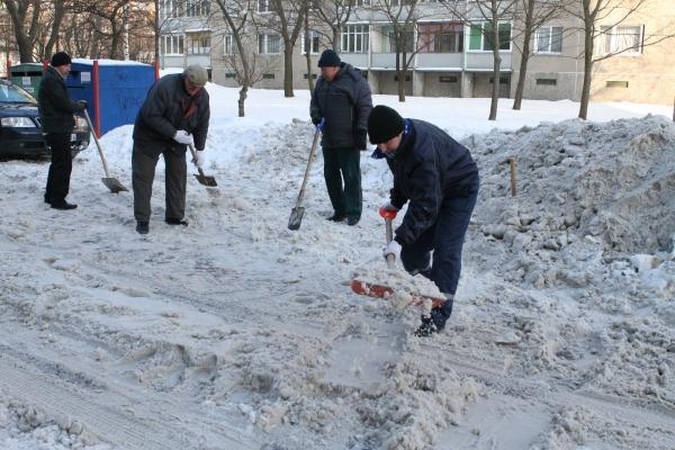 Uostamiestyje – akcija „Klaipėda be sniego“