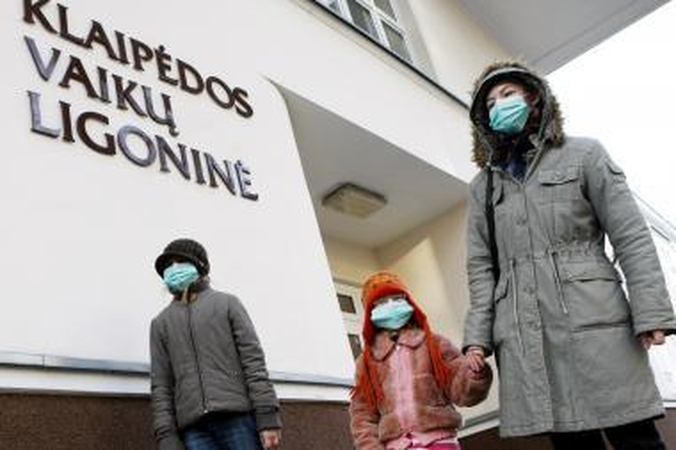 Gripas: sergančiųjų mažėja  