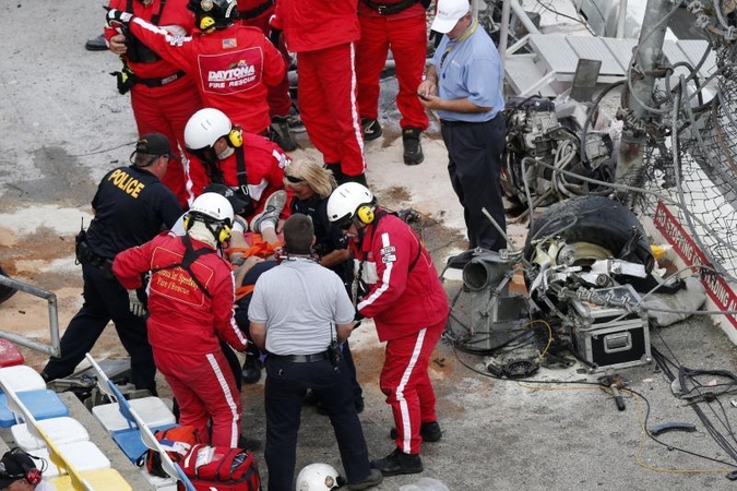 „NASCAR“ lenktynėse - kraupi          avarija (foto)