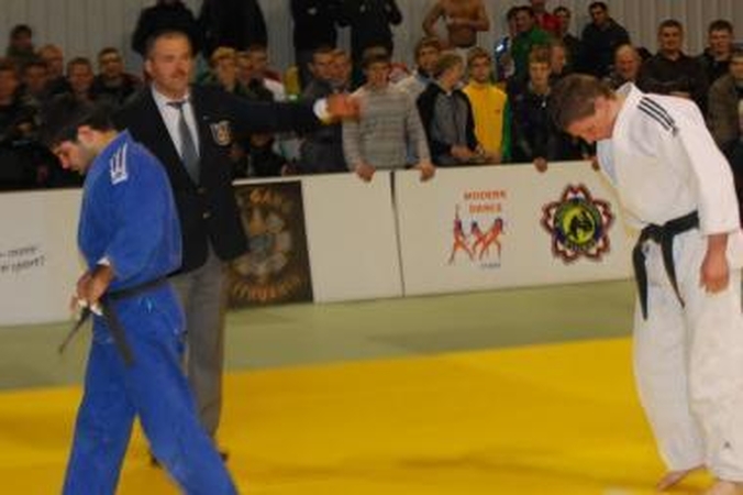 Dziudo čempionate - ambicingų jaunuolių staigmenos