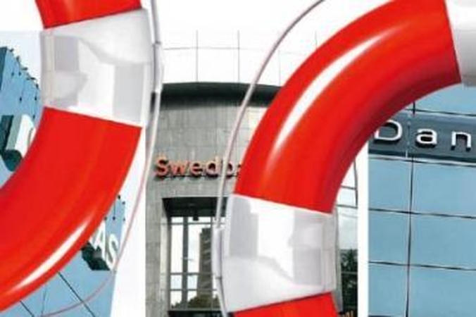 Suklupusius bankus gelbės valstybė