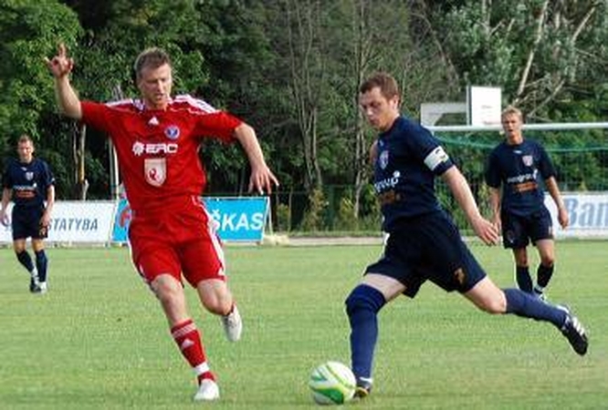 Gargždų „Banga“ namuose nusileido „Ekranui“