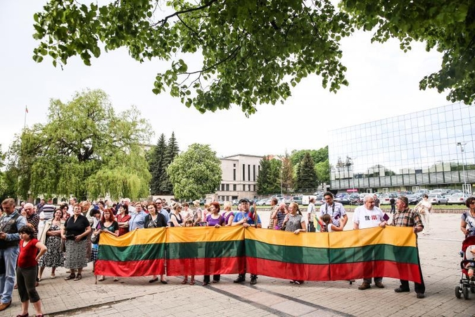 Seimas nepritarė siūlymui palengvinti mitingų organizavimą