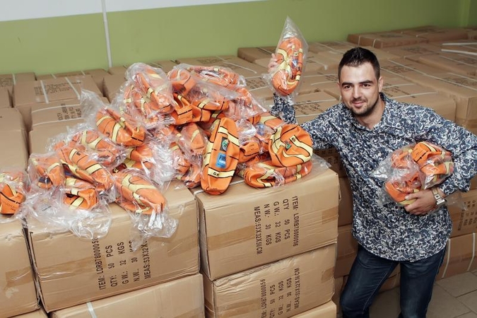 Klaipėdą užtvindys krepšinio kamuoliai