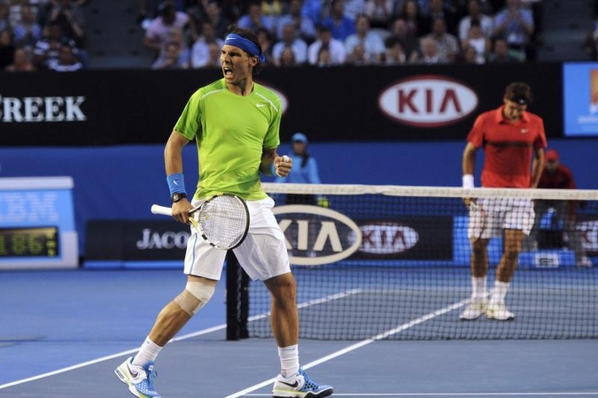 Australijos pirmenybių pusfinalyje R.Nadalis eliminavo R.Federerį