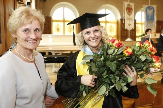 KU diplomų dalybas užbaigė Menų fakultetas