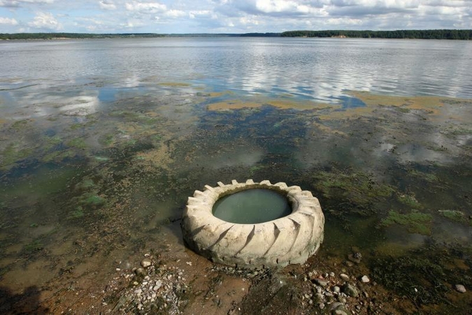 Kauno marių pakrantes gelbės nuo šiukšlių