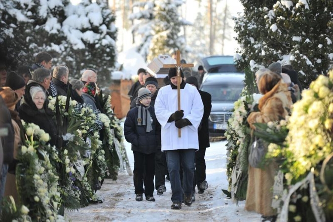 A. Sabonio tėvas amžinojo poilsio atgulė Karmėlavos kapinėse