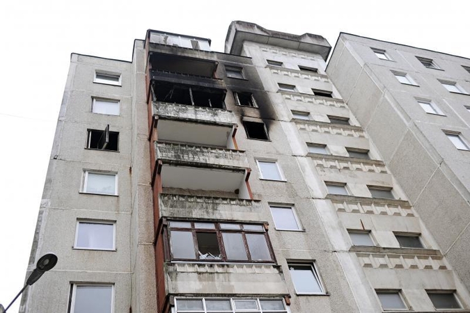 Pražūtingą gaisrą sukėlęs įtariamasis atsidūrė ligoninėje