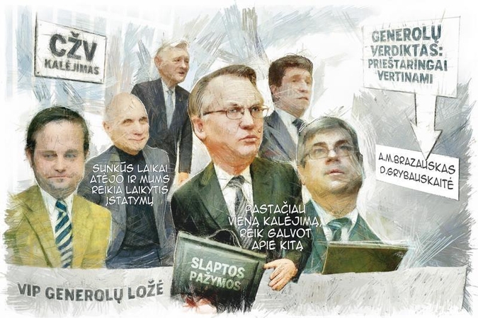Iš VIP ložės generolų gyvenimo
