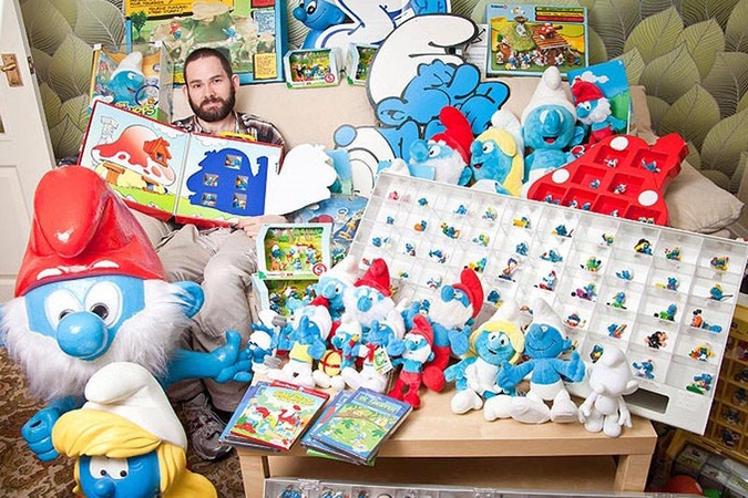 Gineso rekordininko namuose gyvena 1200 smurfų