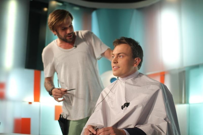 Televizijos laidų vedėjas V. Jakovlevas ryžosi avantiūrai (foto)