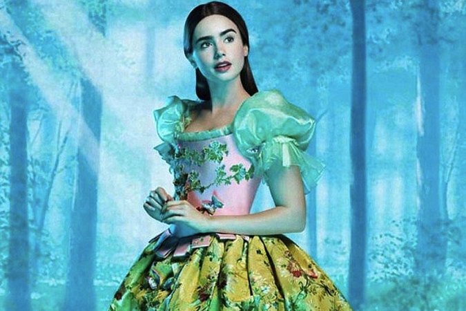 Philo Collinso dukra Lilly Collins tapo Snieguole