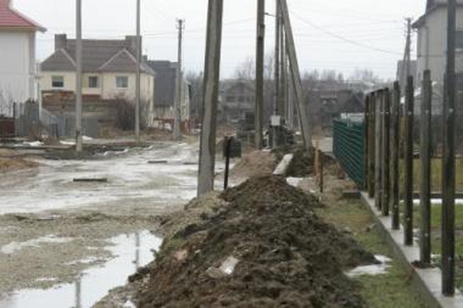 Palangoje grobiama žemė