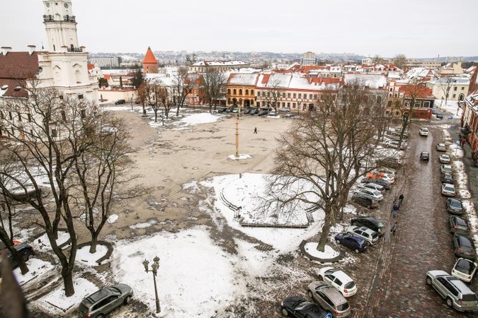 Rotušės aikštė keisis, jei bus rasta lėšų