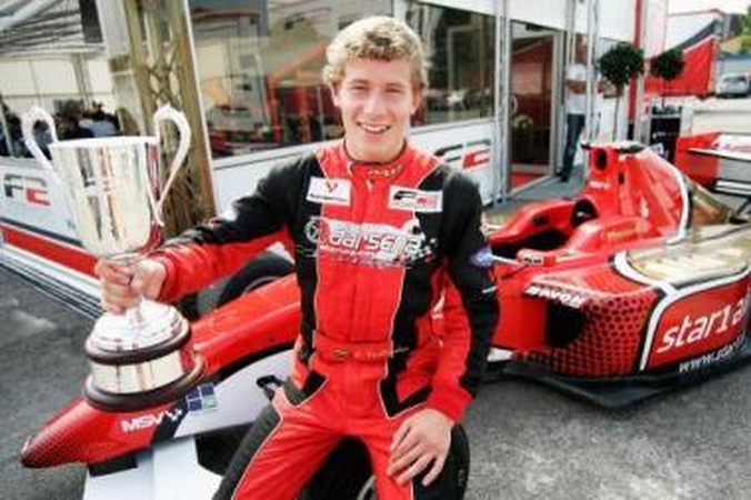 Triumfas: svarbiausios akimirkos K.Vasiliausko laukė garsiojoje "Imola" trasoje Italijoje, kurioje jis šventė pergalę.