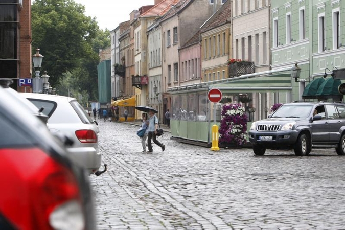 Žvejų                  gatvės alėja paversti nepavyko
